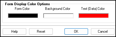 Image of Form Display Color Options